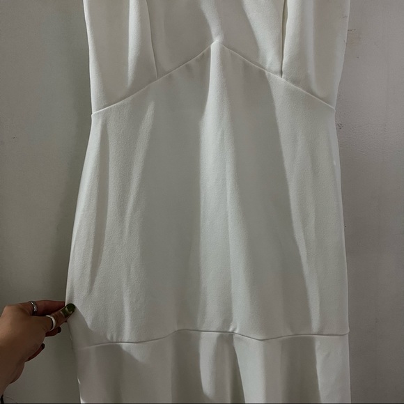 Club London White Fit & Flare Dress - Picture 3 of 6
